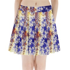 Psychedelic Colorful Abstract Trippy Fractal Mandelbrot Set Pleated Mini Skirt by Bedest