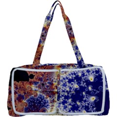 Psychedelic Colorful Abstract Trippy Fractal Mandelbrot Set Multi Function Bag by Bedest