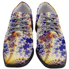 Psychedelic Colorful Abstract Trippy Fractal Mandelbrot Set Women Heeled Oxford Shoes by Bedest