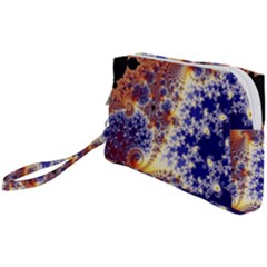 Psychedelic Colorful Abstract Trippy Fractal Mandelbrot Set Wristlet Pouch Bag (small) by Bedest