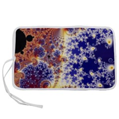 Psychedelic Colorful Abstract Trippy Fractal Mandelbrot Set Pen Storage Case (m) by Bedest