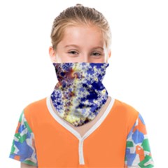 Psychedelic Colorful Abstract Trippy Fractal Mandelbrot Set Face Covering Bandana (kids) by Bedest