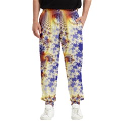 Psychedelic Colorful Abstract Trippy Fractal Mandelbrot Set Men s Elastic Waist Pants by Bedest