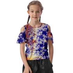 Psychedelic Colorful Abstract Trippy Fractal Mandelbrot Set Kids  Butterfly Cutout T-shirt by Bedest