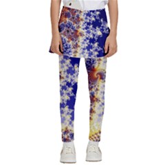 Psychedelic Colorful Abstract Trippy Fractal Mandelbrot Set Kids  Skirted Pants by Bedest