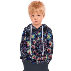 Psychedelic Colorful Abstract Trippy Fractal Kids  Overhead Hoodie by Bedest