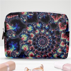 Psychedelic Colorful Abstract Trippy Fractal Make Up Pouch (medium) by Bedest