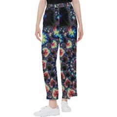 Psychedelic Colorful Abstract Trippy Fractal Women s Pants  by Bedest