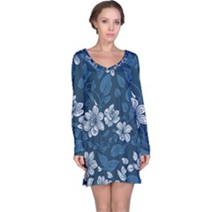 Pattern Flower Nature Long Sleeve Nightdress