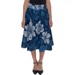 Pattern Flower Nature Perfect Length Midi Skirt by Bedest