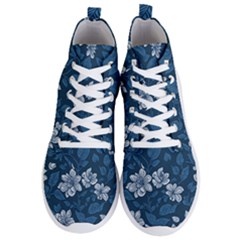 Pattern Flower Nature Men s Lightweight High Top Sneakers by Bedest