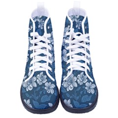 Pattern Flower Nature Women s High-top Canvas Sneakers by Bedest