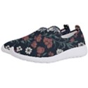 Flower Pattern Men s Slip On Sneakers View2