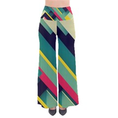 Abstract Geometric Design Pattern So Vintage Palazzo Pants by Bedest