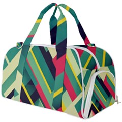 Abstract Geometric Design Pattern Burner Gym Duffel Bag by Bedest