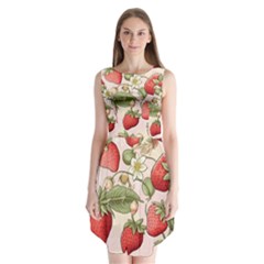 Strawberry Fruit Sleeveless Chiffon Dress   by Bedest