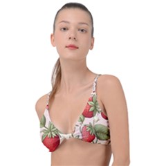 Strawberry Fruit Knot Up Bikini Top by Bedest