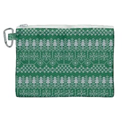 Christmas Knit Digital Canvas Cosmetic Bag (xl)