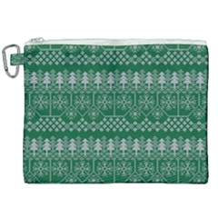 Christmas Knit Digital Canvas Cosmetic Bag (xxl) by Mariart