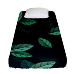 Foliage Fitted Sheet (single Size) by HermanTelo