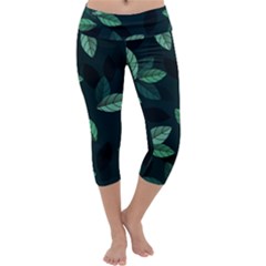 Foliage Capri Yoga Leggings