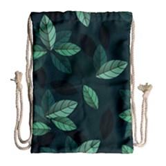 Foliage Drawstring Bag (large)