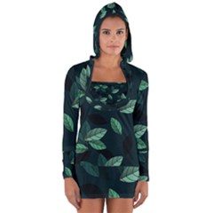 Foliage Long Sleeve Hooded T-shirt