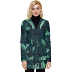 Foliage Button Up Hooded Coat  by HermanTelo