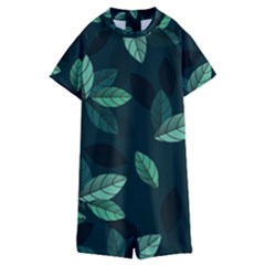 Foliage Kids  Boyleg Half Suit Swimwear