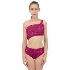 Hearts Valentine Love Background Spliced Up Two Piece Swimsuit by Proyonanggan