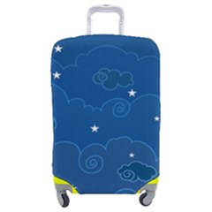 Sky Night Moon Clouds Crescent Luggage Cover (medium) by Proyonanggan