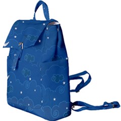 Sky Night Moon Clouds Crescent Buckle Everyday Backpack by Proyonanggan