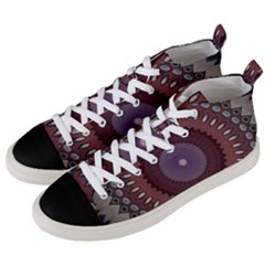 Art Pattern Design Men s Mid-top Canvas Sneakers by Proyonanggan