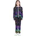 Particles Waves Line Multicoloured Kids  Tracksuit View1