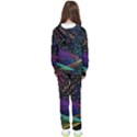 Particles Waves Line Multicoloured Kids  Tracksuit View2