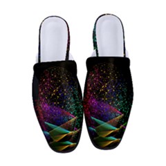 Particles Waves Line Multicoloured Women s Classic Backless Heels by Proyonanggan