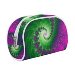 Fractal Spiral Purple Art Green Art Make Up Case (small) by Proyonanggan