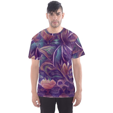 Abstract African Art Backdrop Men s Sport Mesh T-shirt by Proyonanggan