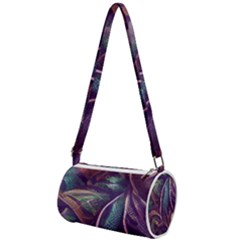 Abstract African Art Backdrop Mini Cylinder Bag