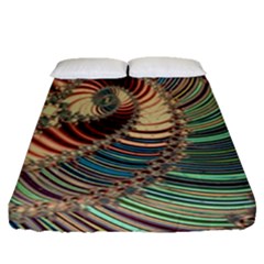 Fractal Strange Unknown Abstract Fitted Sheet (queen Size) by Proyonanggan