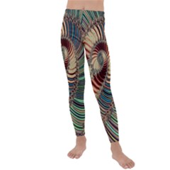 Fractal Strange Unknown Abstract Kids  Lightweight Velour Leggings by Proyonanggan