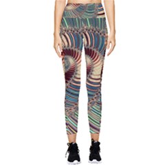 Fractal Strange Unknown Abstract Pocket Leggings  by Proyonanggan