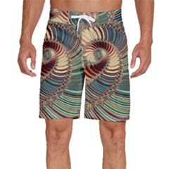 Fractal Strange Unknown Abstract Men s Beach Shorts by Proyonanggan