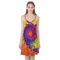 Fractal Spiral Bright Colors Camis Nightgown  by Proyonanggan