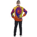 Fractal Spiral Bright Colors Men s Half Zip Pullover View2