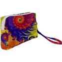 Fractal Spiral Bright Colors Wristlet Pouch Bag (Small) View2