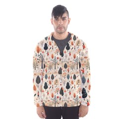 Pattern Seamless Men s Hooded Windbreaker