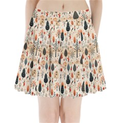 Pattern Seamless Pleated Mini Skirt by Proyonanggan