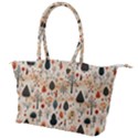 Pattern Seamless Canvas Shoulder Bag View1