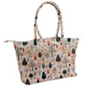 Pattern Seamless Canvas Shoulder Bag View2